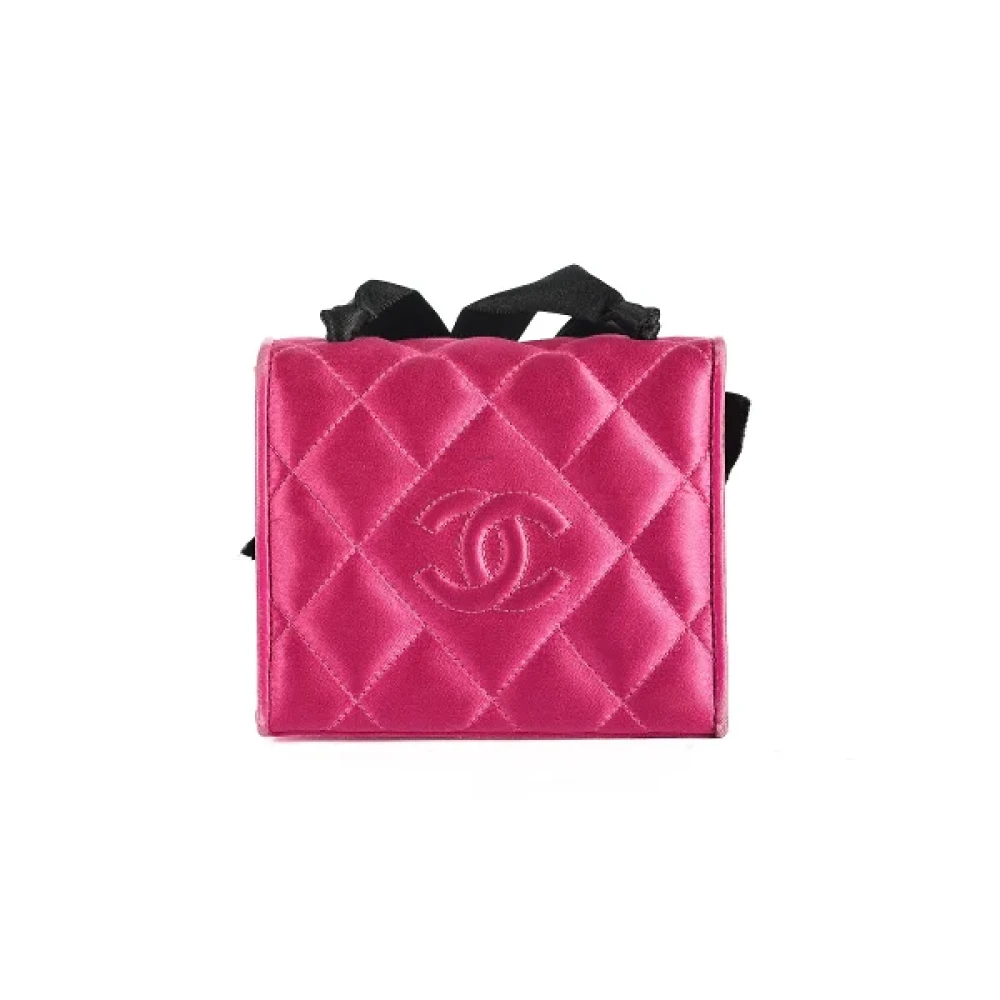 Chanel Vintage Pre-owned Fabric chanel-bags Pink Dames