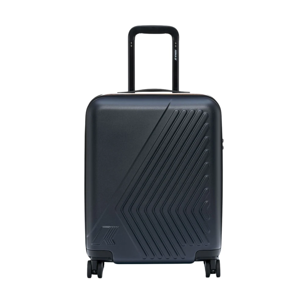 K-Way Unisex Blue Cabin Bags, One Size, Eudoxie Cabin Suitcase