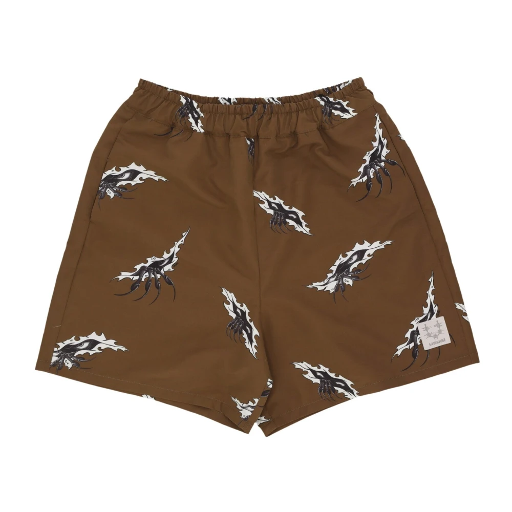 Usual Bruine Mesh Interieur Heren Shorts Brown Heren