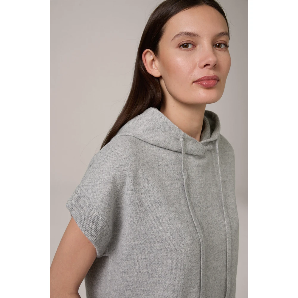 Windsor Cashmere hoodie in grijs Gray Dames