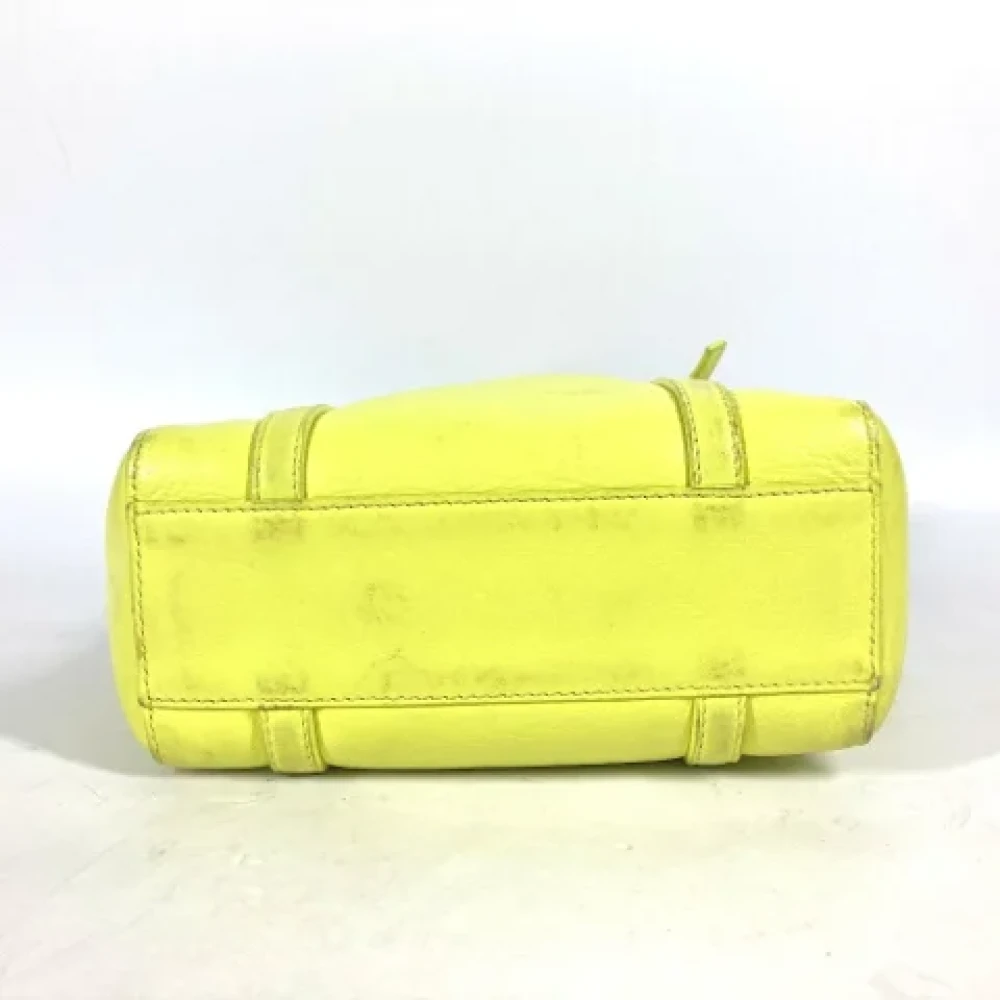 Balenciaga Vintage Pre-owned Leather balenciaga-bags Yellow Dames