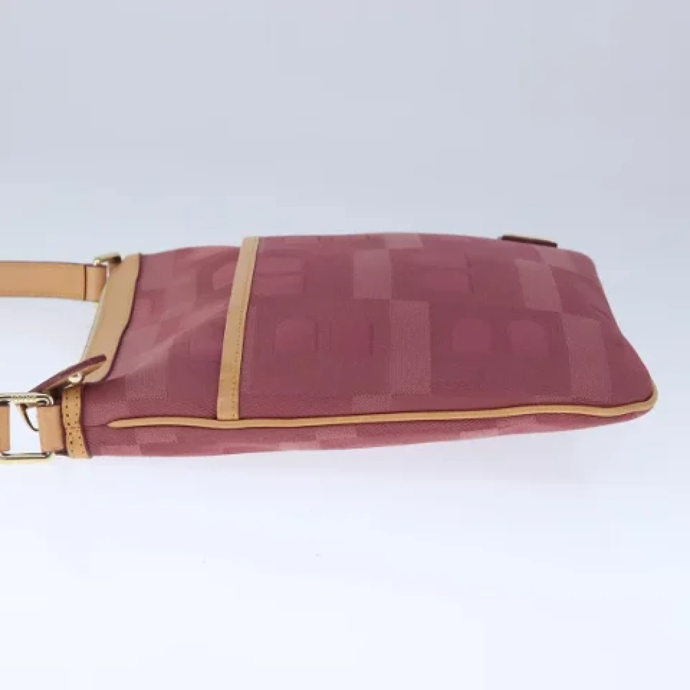 Bally Pre-owned Canvas shoulder-bags Pink Dames
