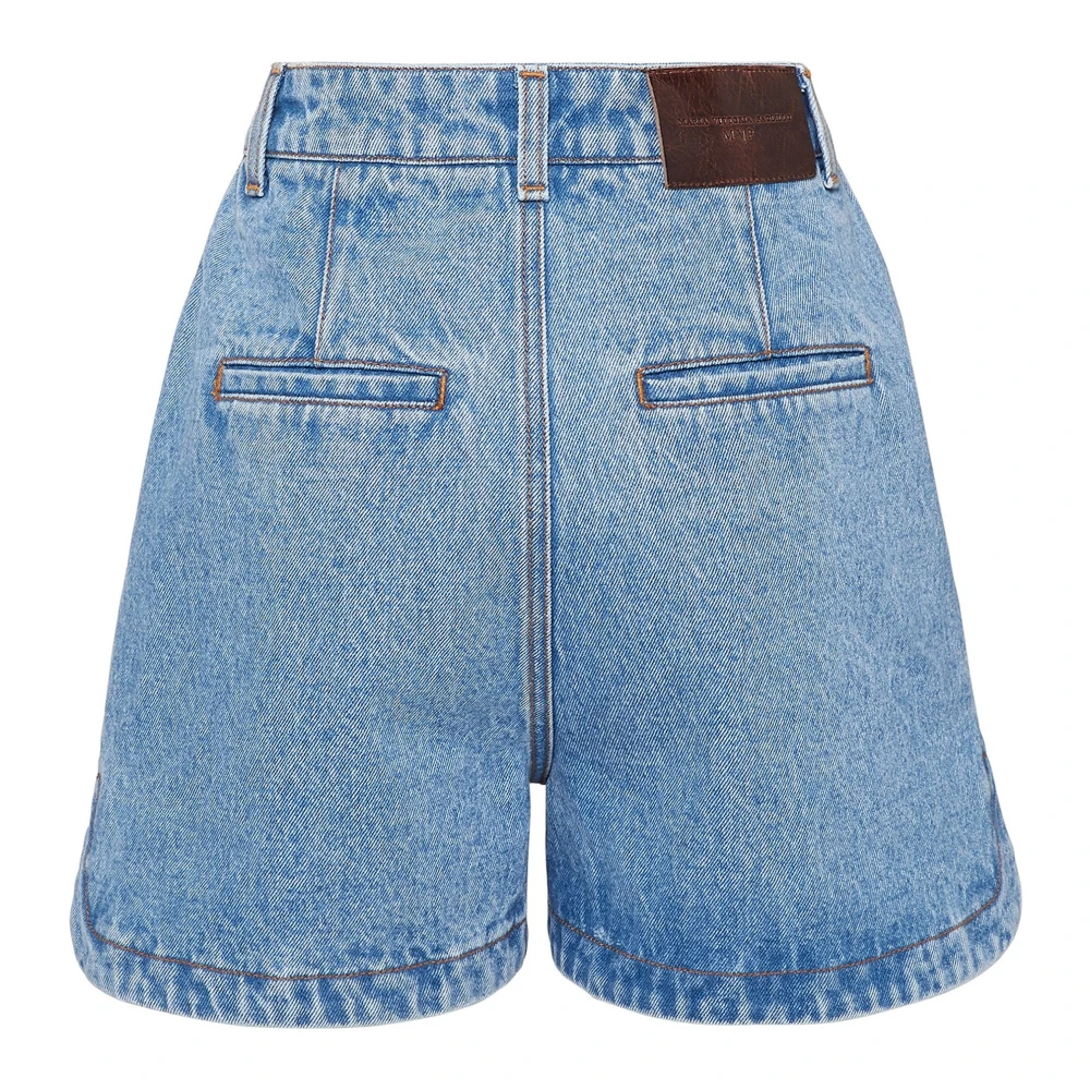 MVP wardrobe Denim Shorts voor Vrouwen Blue Dames