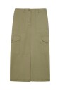 cargo-pocket-green-canvas-skirt