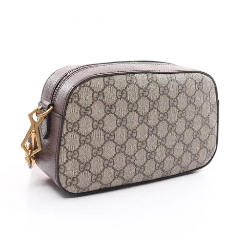 Gucci Vintage Pre-owned Leather shoulder-bags Beige Dames