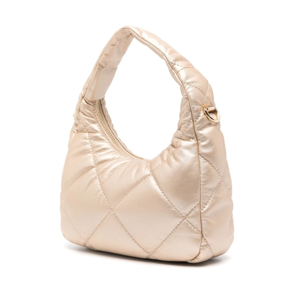 Twinset Luxe Metallic Effect Handtas Yellow Dames