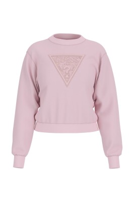 sweatshirt-en-coton-avec-logo-rose