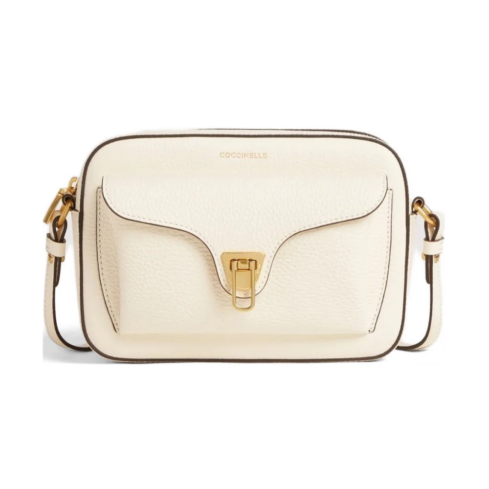 Coccinelle Women's White Small Beat Shoulder Bag - Cross Body Bags - One Size - Bags