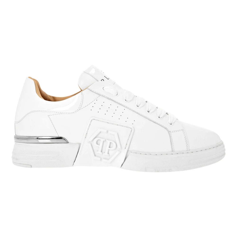 Philipp Plein Phantom Kicks Lo-Top Sneakers unisex Schoenen Wit