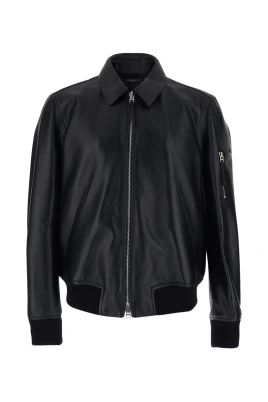 Soft Nappa Plonge Collar Blouson