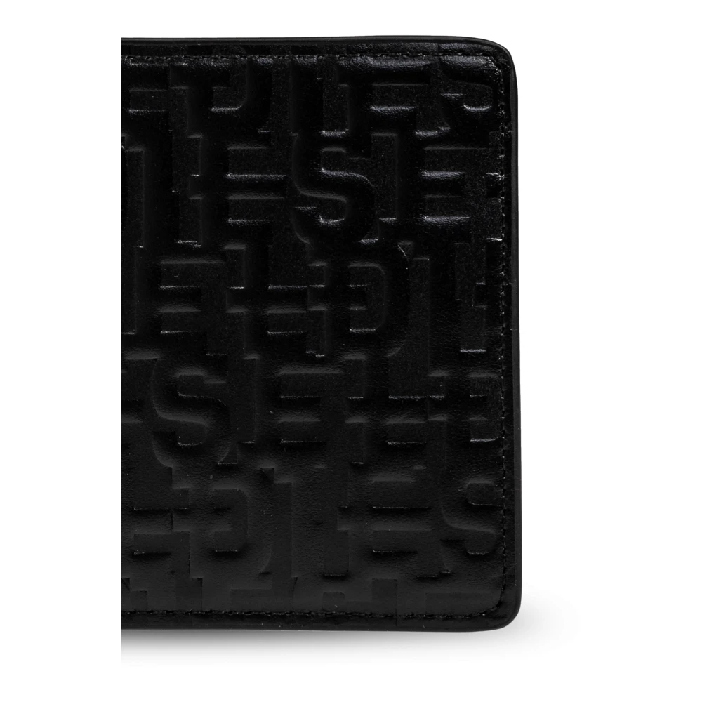 Diesel Portemonnee met PC Monogram PC-logo Black Heren