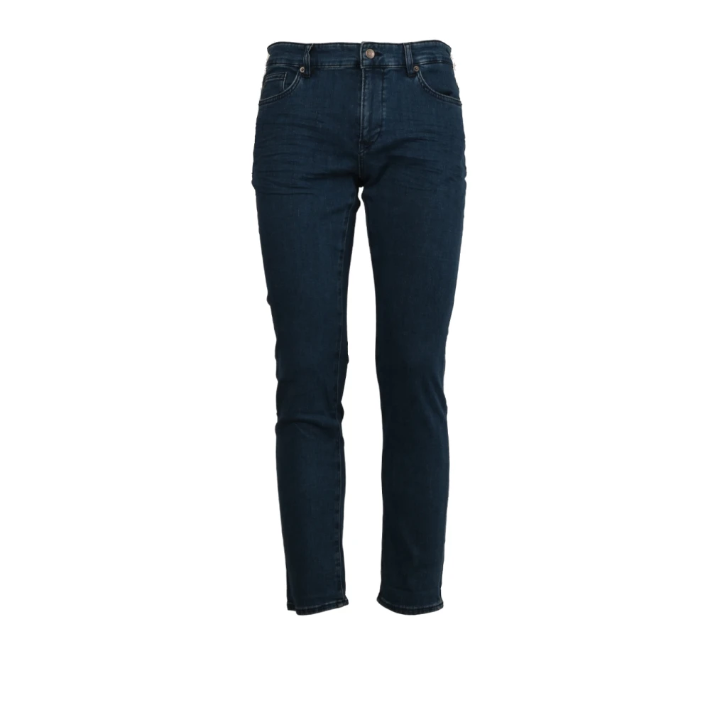 Hugo Boss Skinny katoenen jeans Medium wassen veelzijdig Blue Heren