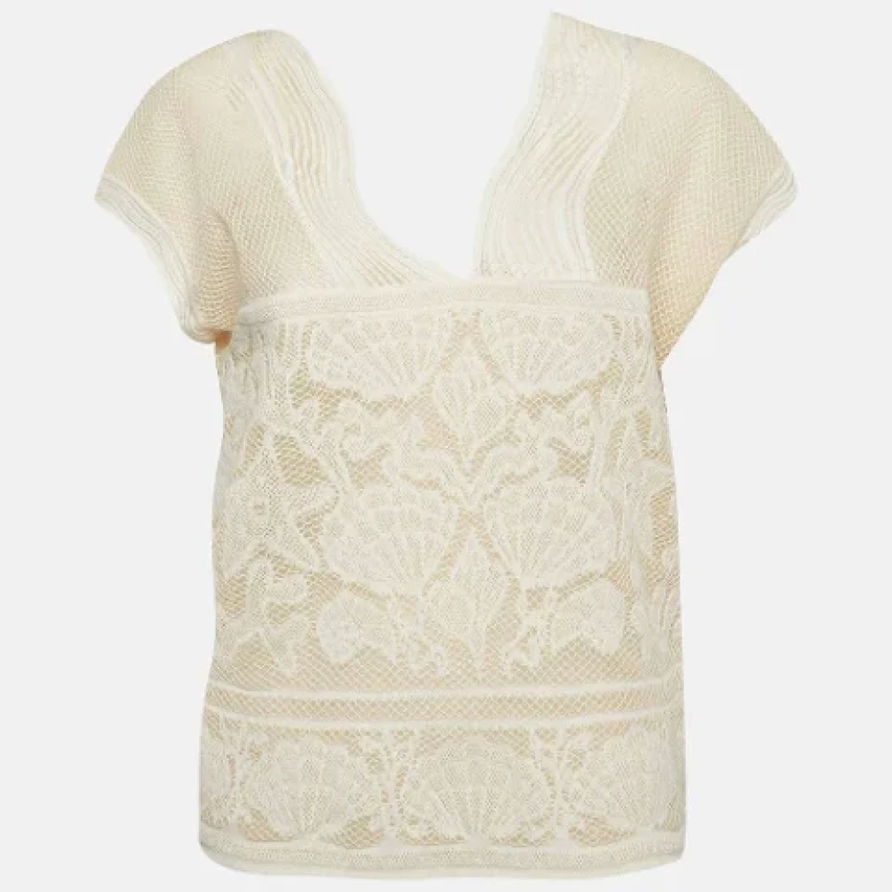 Missoni Pre-owned Fabric tops White Dames