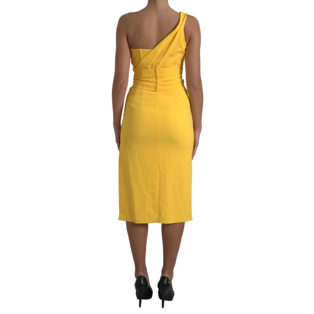 Dolce & Gabbana Maxi Dresses Yellow Dames