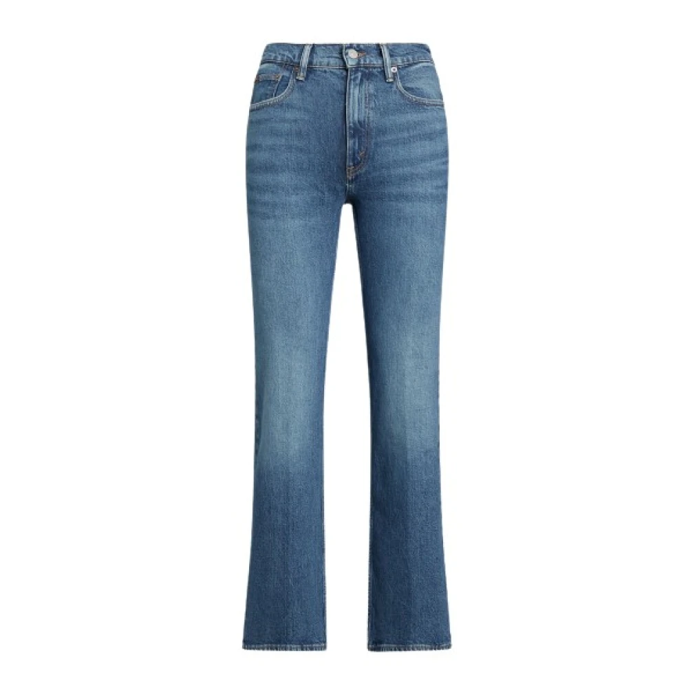 Polo Ralph Lauren Hoge Taille Flare Bootcut Jeans Blue Dames