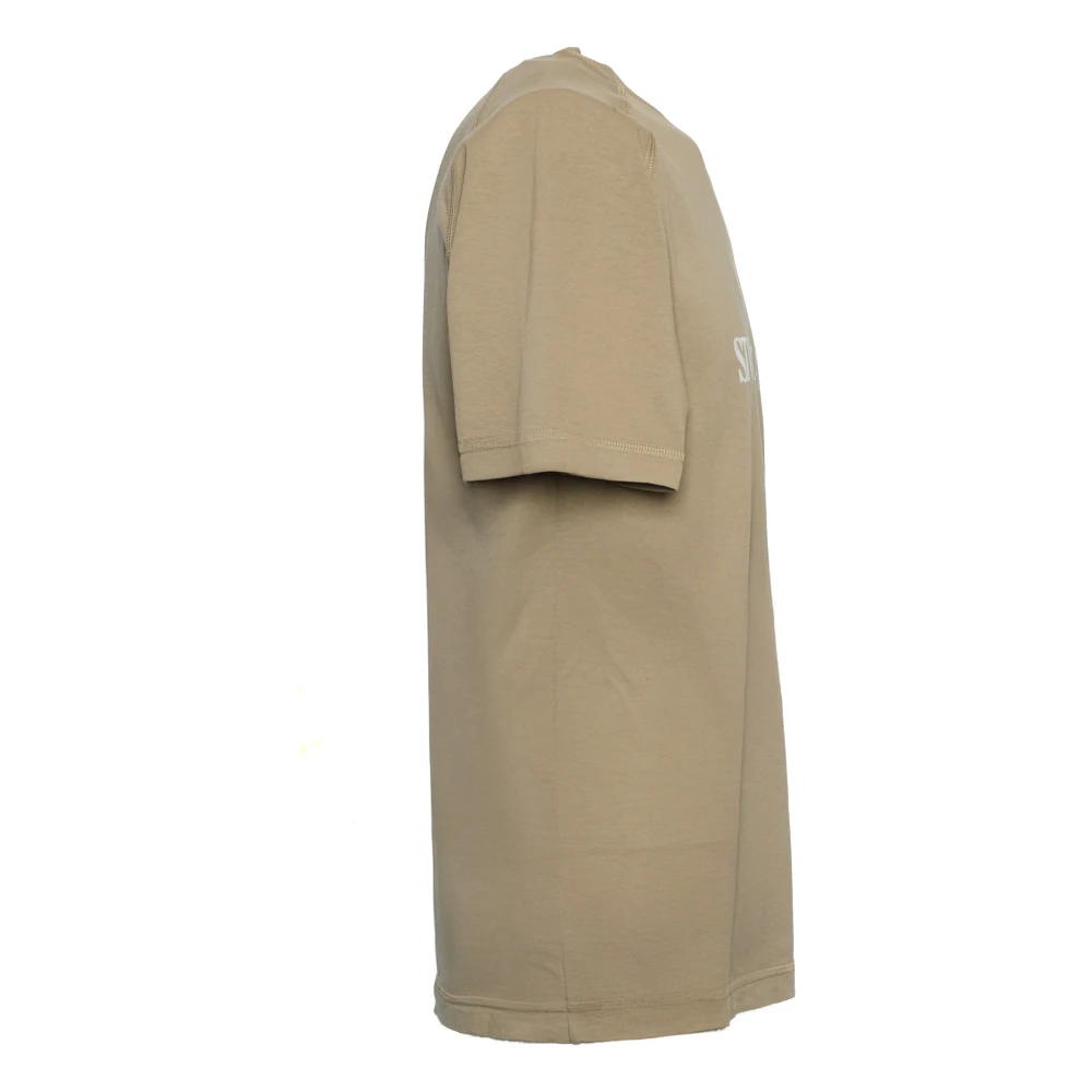 Stone Island Beige T-shirt met stijlvolle details Beige Heren