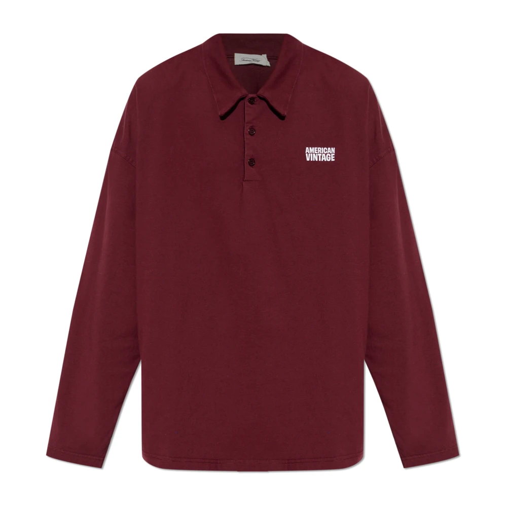 American Vintage Herren Rot Oberteile, Mgröße: