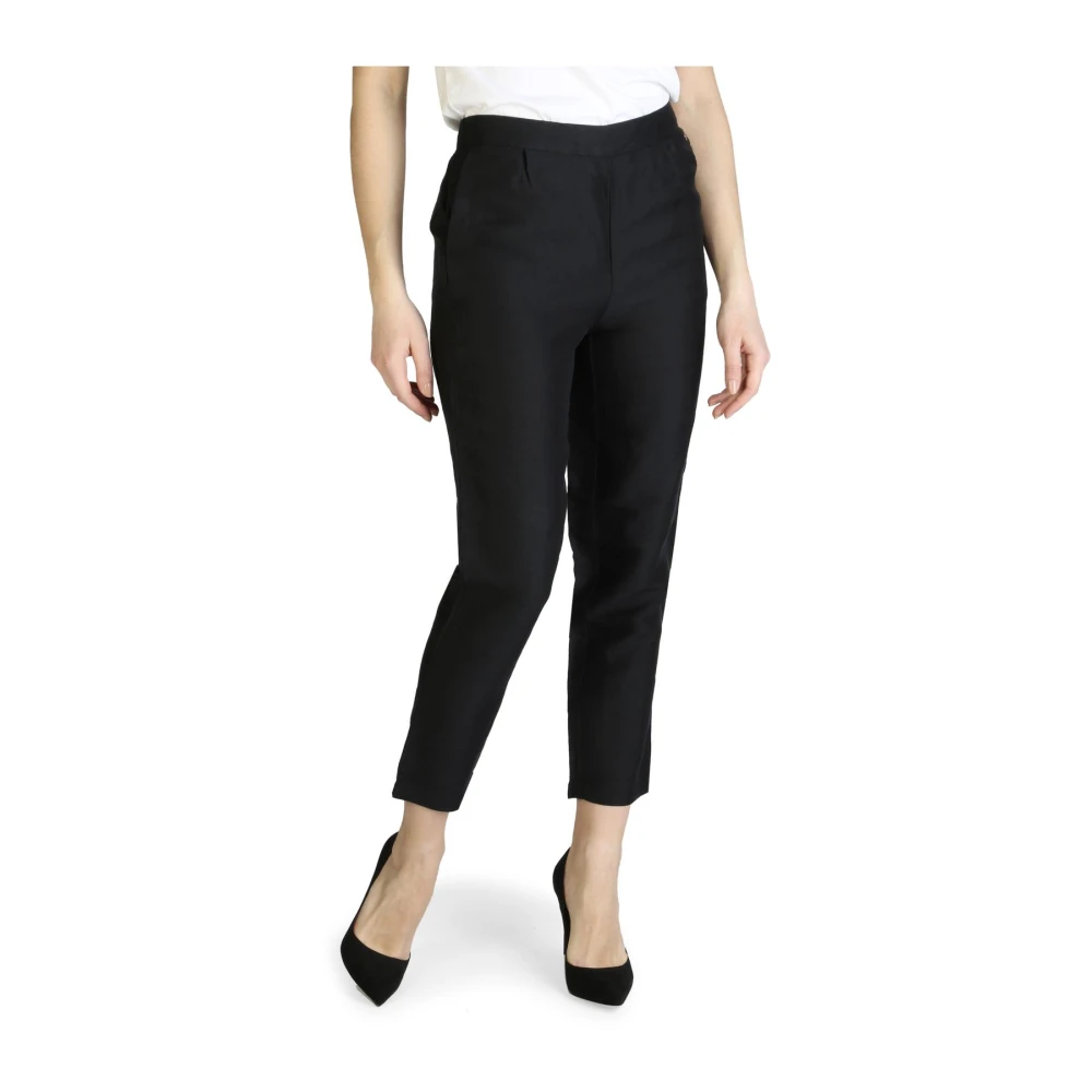 Armani Exchange Damen Schwarz Hosen, K, Xsgröße: