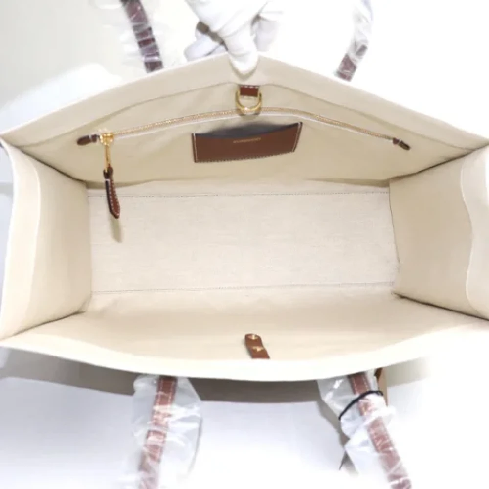 Burberry Vintage Pre-owned Fabric handbags Beige Dames