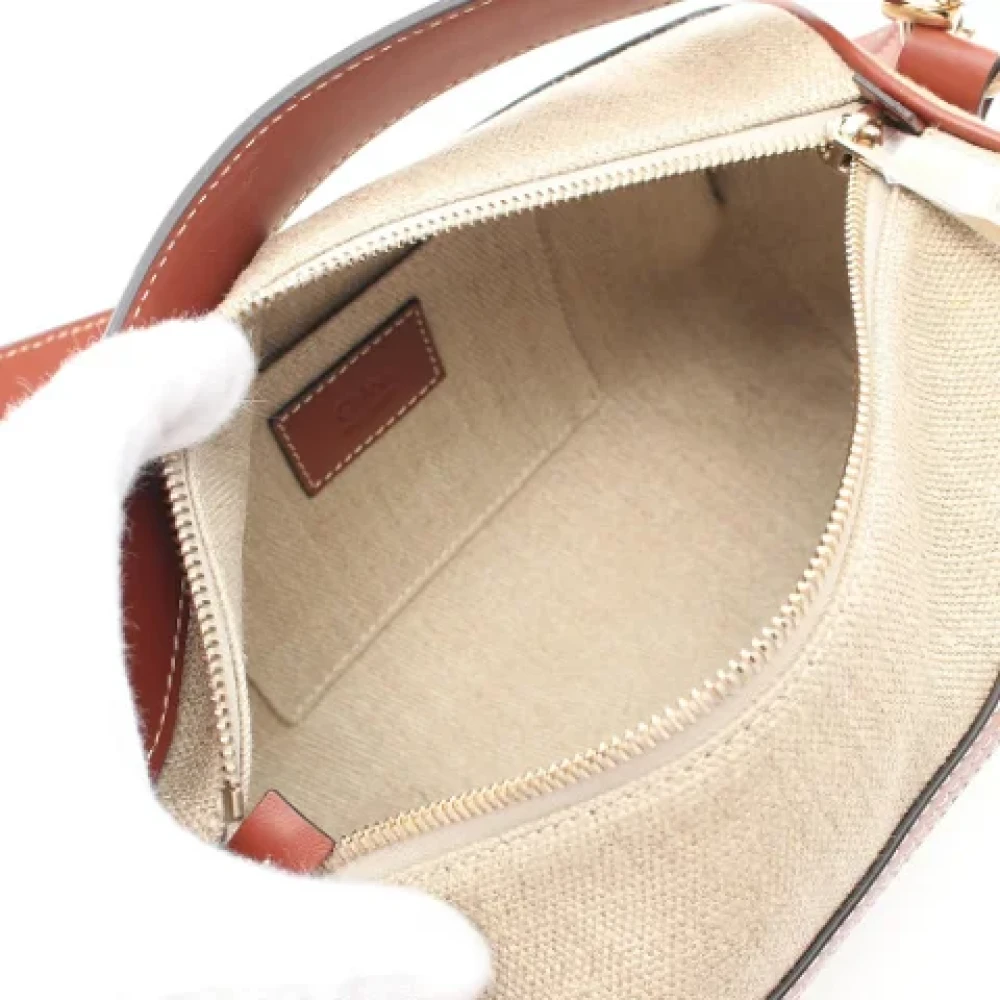 Chloé Pre-owned Leather handbags Beige Dames