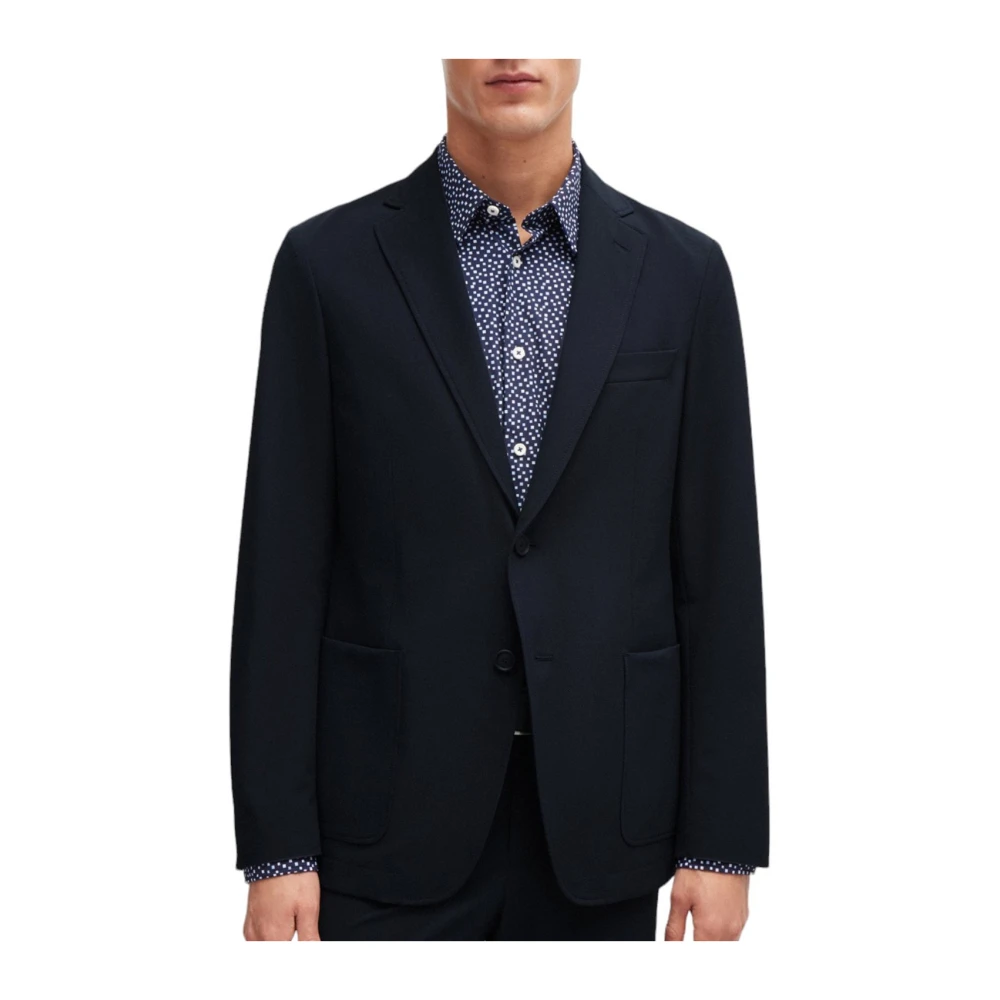 Boss Donkerblauwe Americana Stijl Blue Heren
