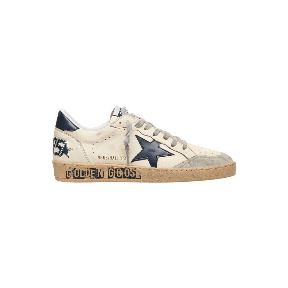 Golden Goose Vita Sneakers med Unika Detaljer White, Herr