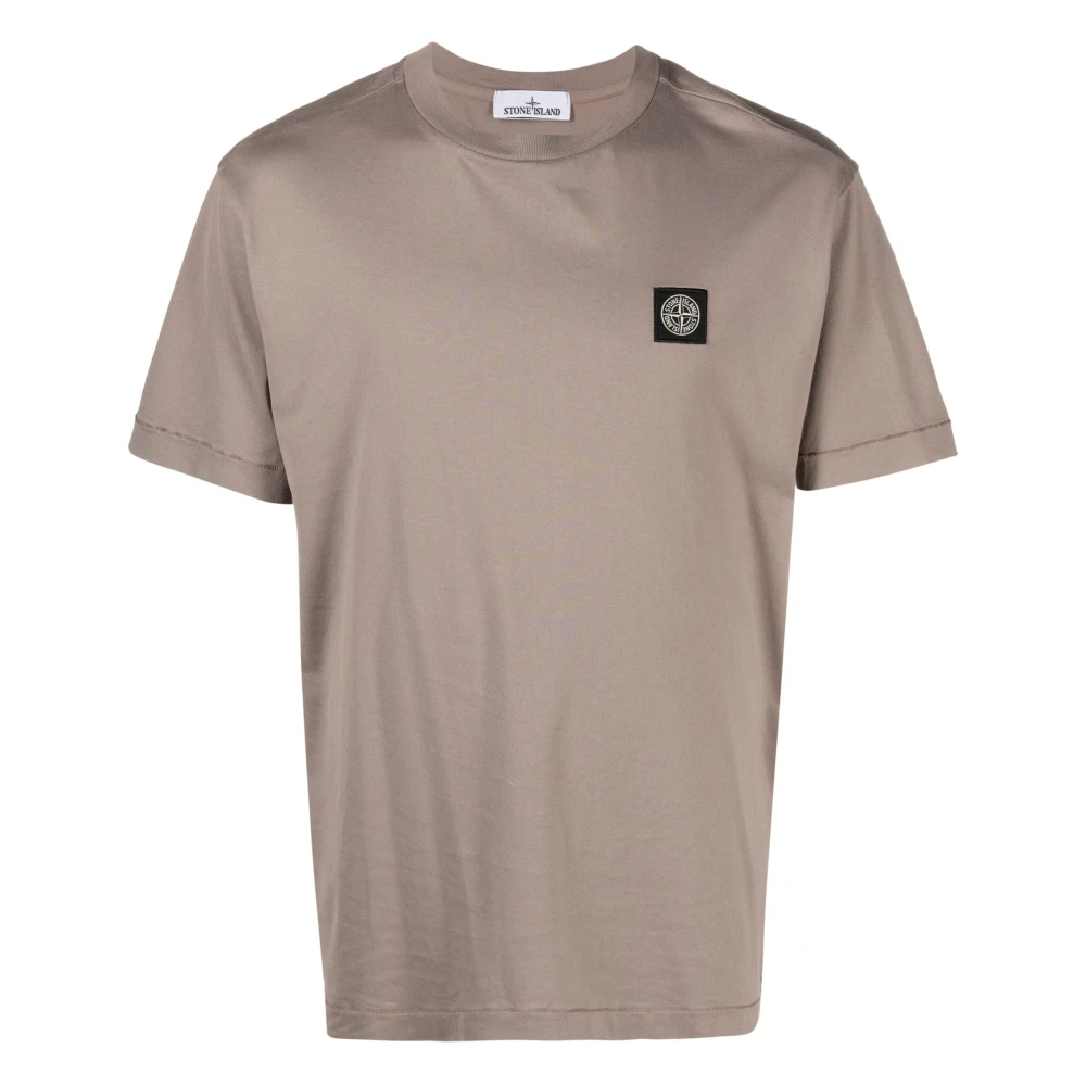 Stone Island Duifgrijs T-shirts en Polos Gray Heren