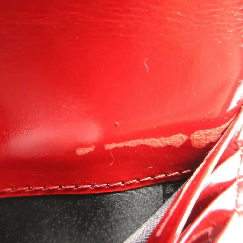 Burberry Vintage Pre-owned Leather wallets Red Dames