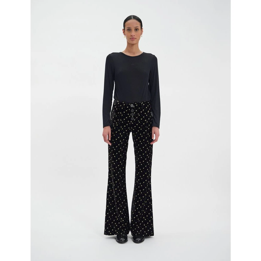 Ines De La Fressange Paris Charlotte Pants Black Dames