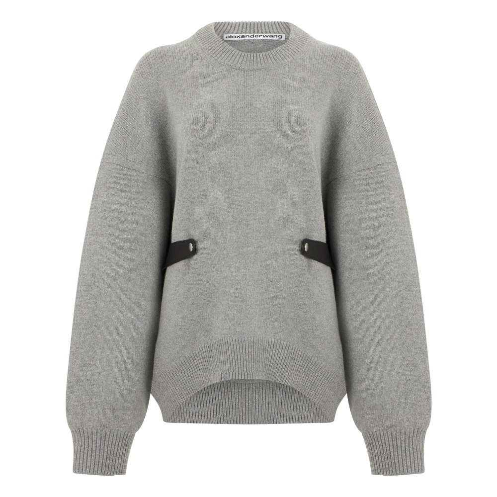 Alexander Wang Women's Gray Detail Sweater