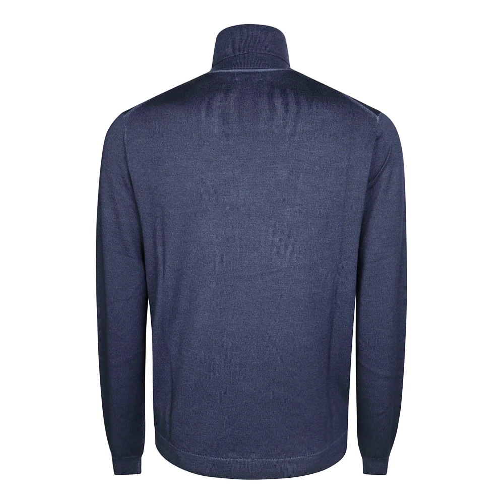 Sun68 Vintage Plain Turtle T-shirt Blue Heren