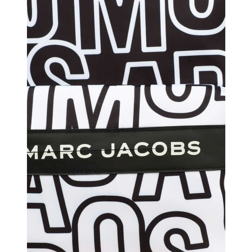Marc Jacobs Moderne Bicolor Rugzak met Logoprint Black Heren