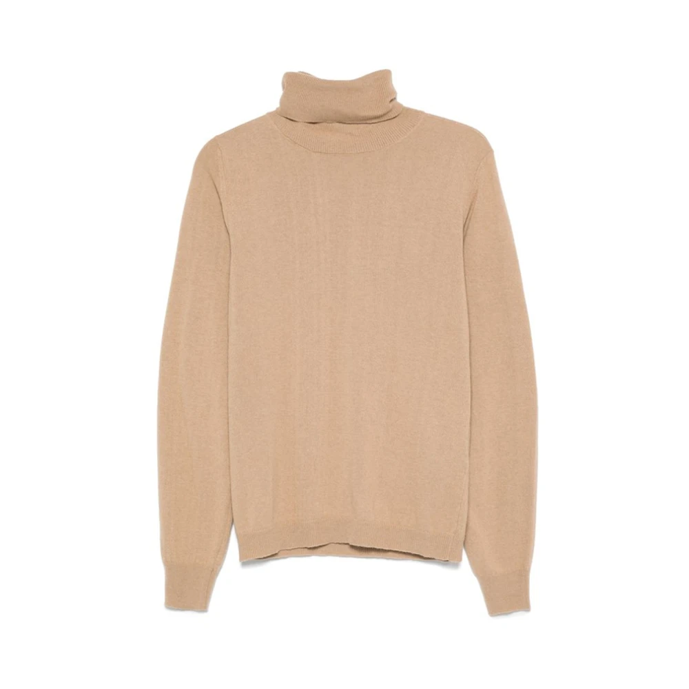 Ermanno Scervino Beige Turtleneck Sweater met Fijne Brei Beige Dames