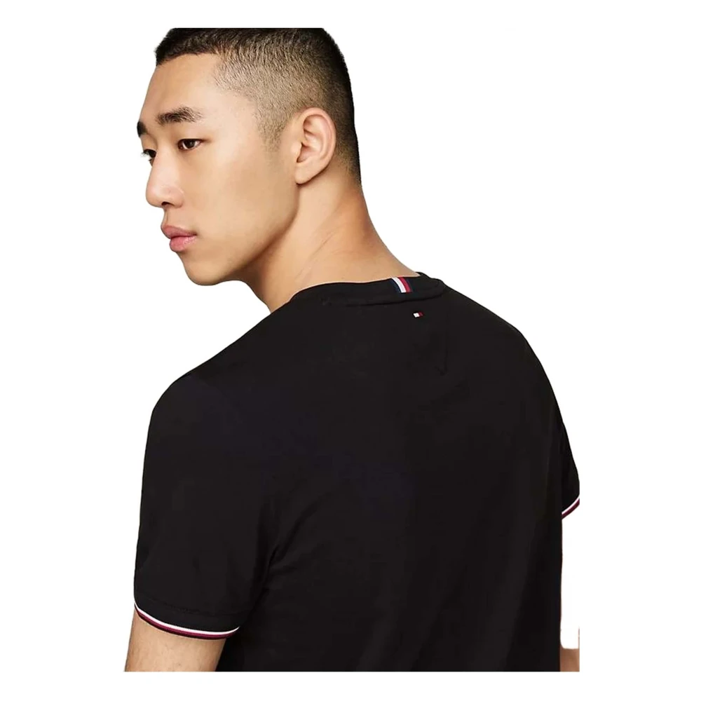 Tommy Hilfiger Handtekening T-shirt Black Heren
