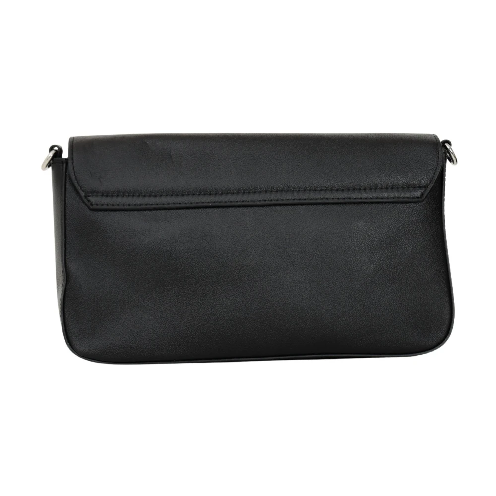 Richmond Zwarte handtas met gedurfd logo Black Dames