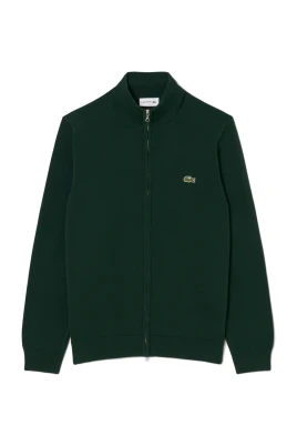 Cotton Turtleneck Sweater Zipper