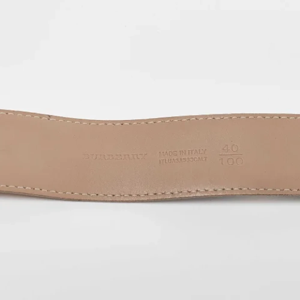 Burberry Vintage Pre-owned Canvas belts Beige Dames