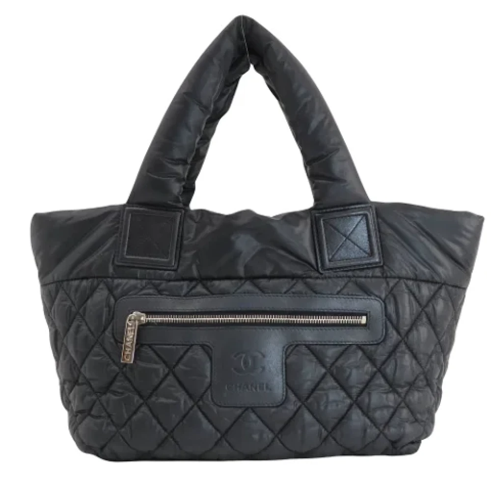 Chanel Vintage Pre-owned Fabric totes Black Dames