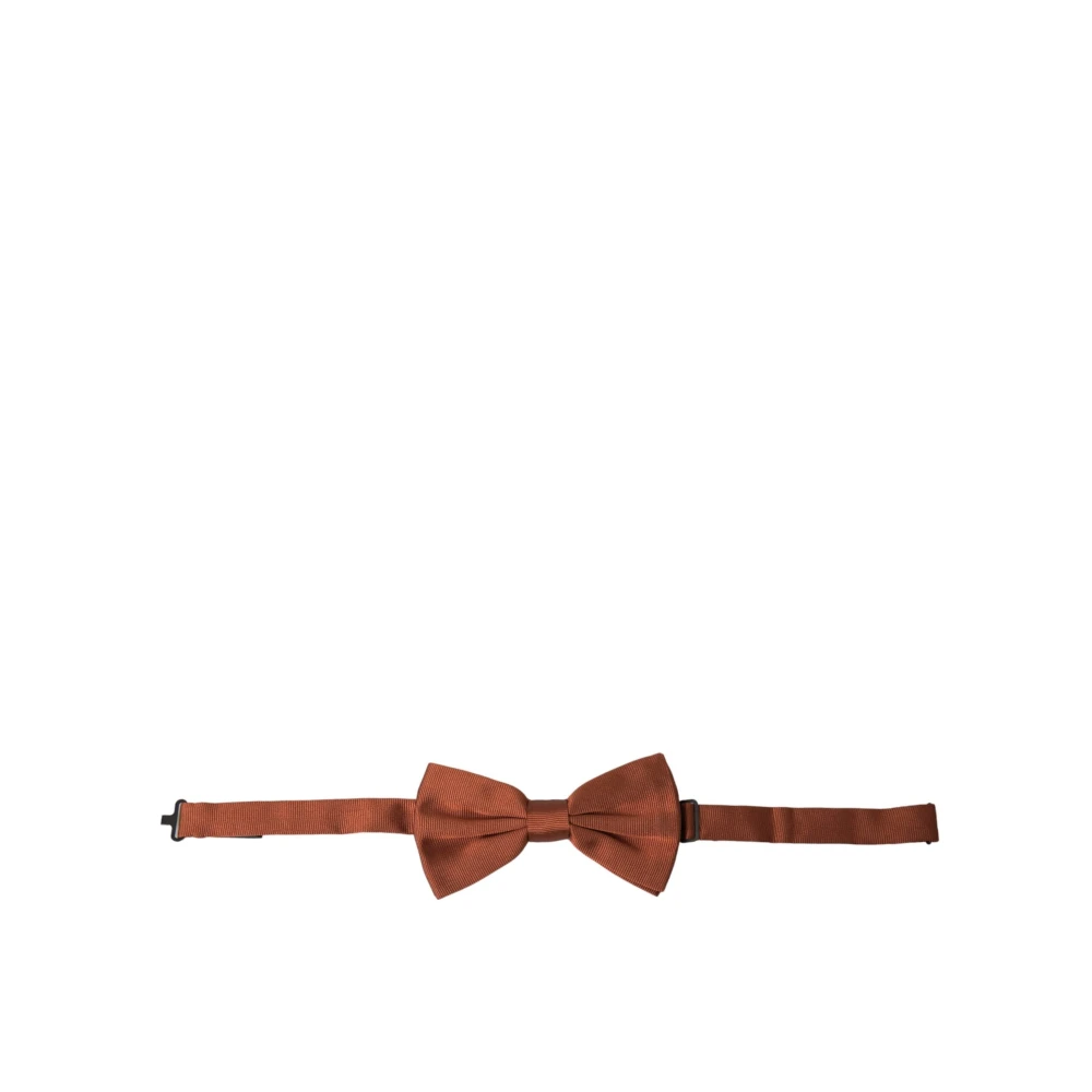 Dolce & Gabbana Brown Adjustable Neck Men's Bow Tie - Male - Bow Ties - One Size - Accessories