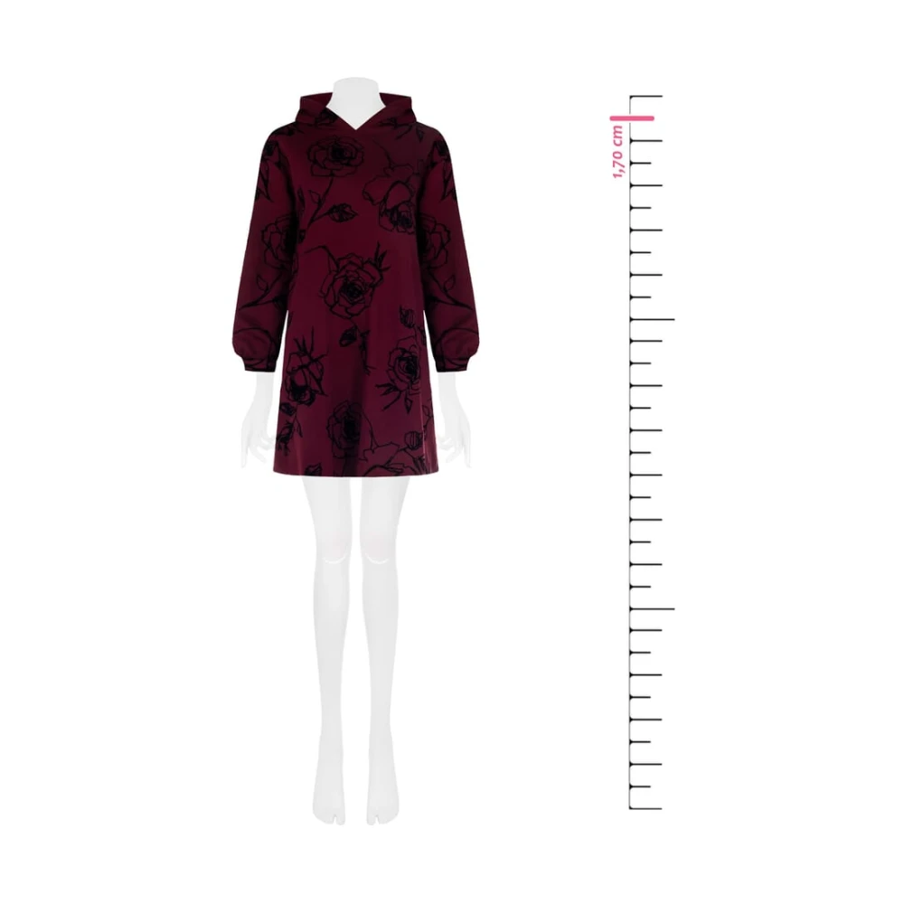 RINASCIMENTO Herfst Winter Jurk Red Dames