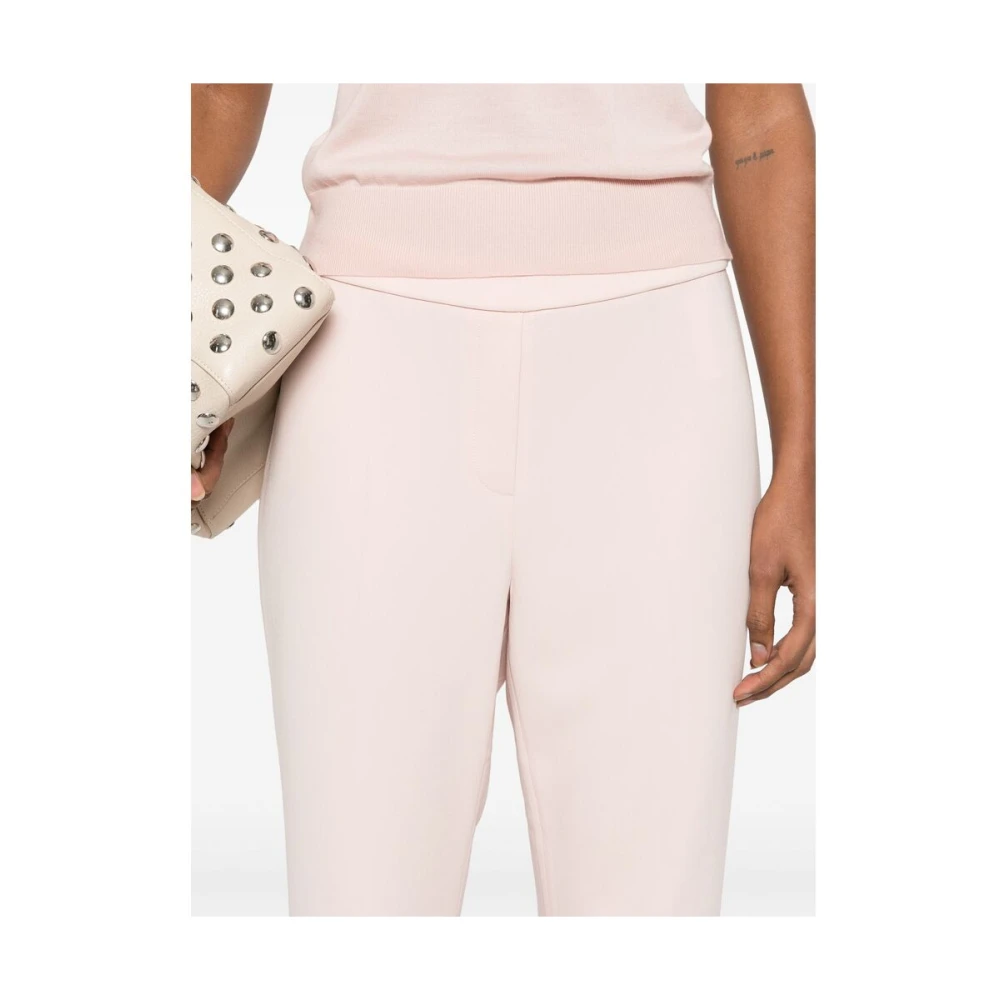 Theory Roze Elastische Taille Korte Broek Pink Dames