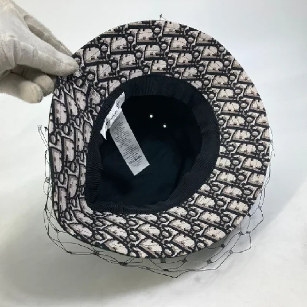 Dior Vintage Pre-owned Cotton hats Green Dames