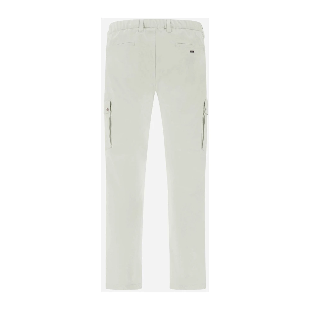 Herno Katoen Feel Resort Broek White Heren