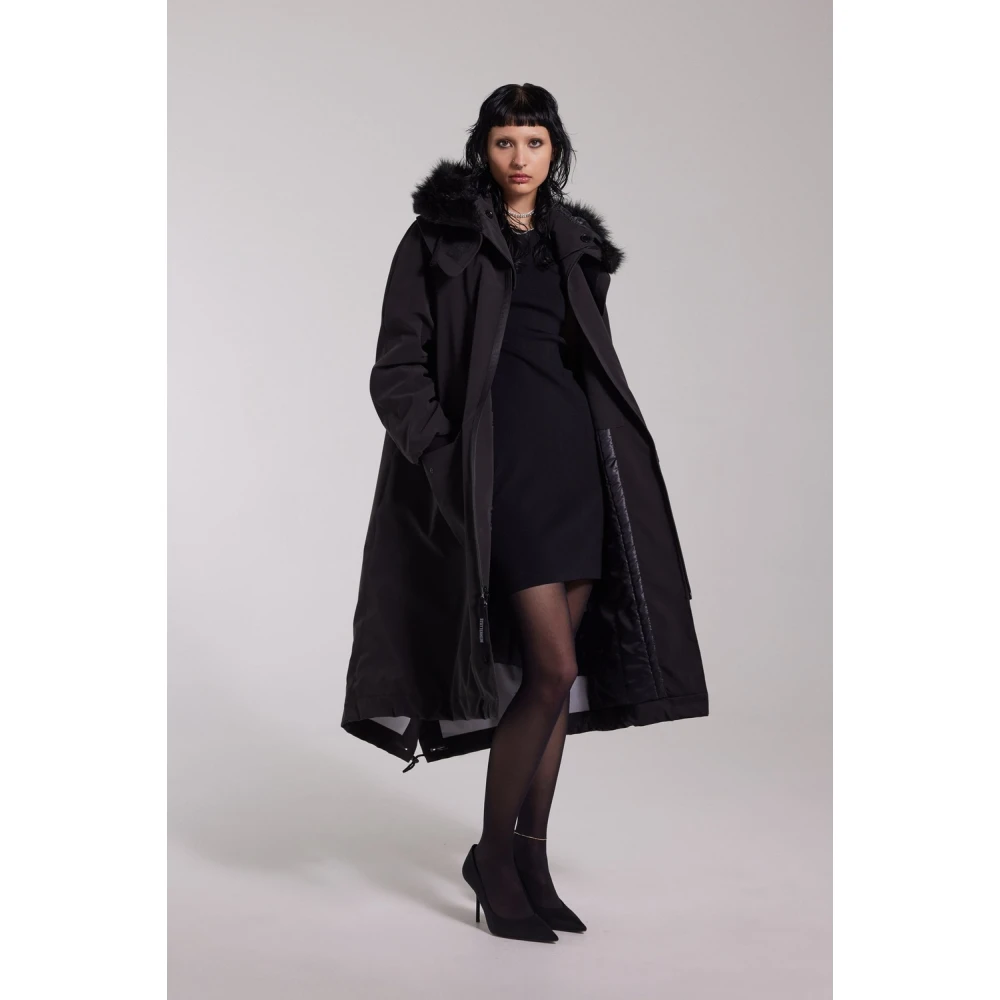 Stutterheim Waterdichte Fishtail Parka voor Vrouwen Black Dames