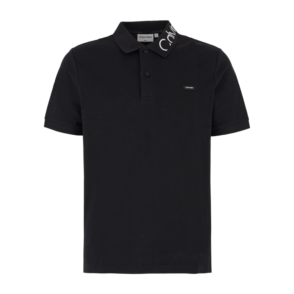 Calvin Klein Klassieke Polo Shirt voor Mannen Black Heren
