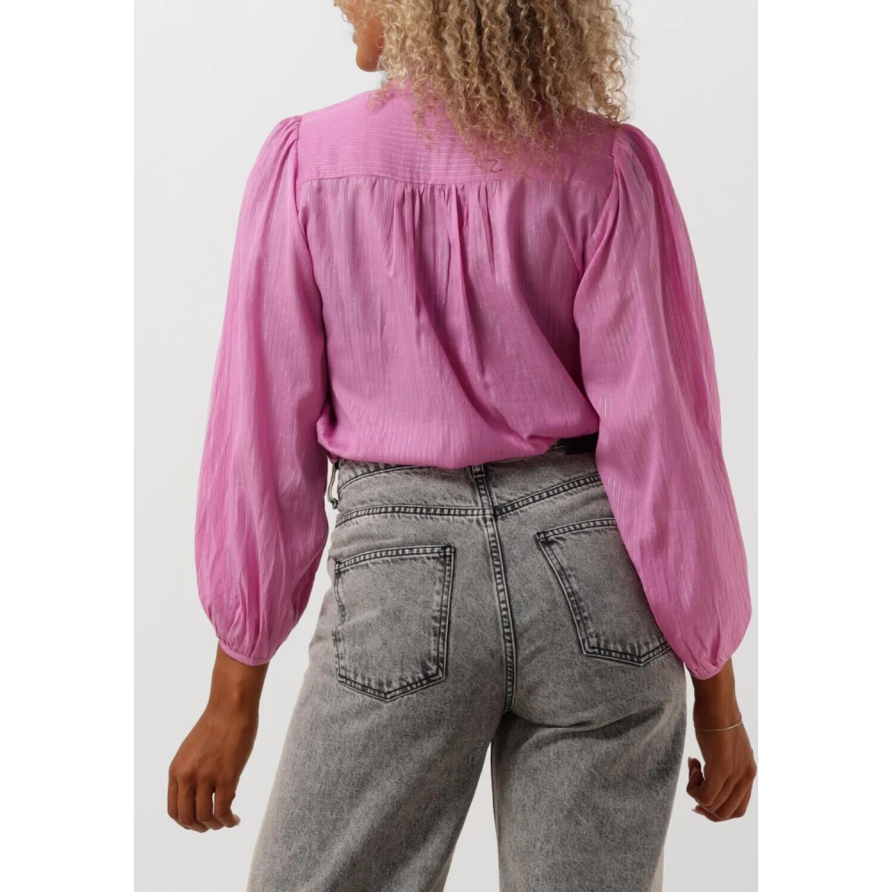 Moliin Elegant Pink June Blouse Pink Dames