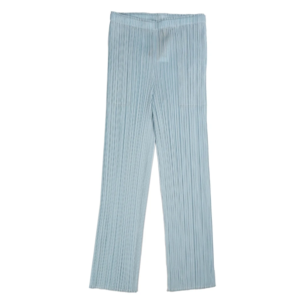 Issey Miyake Stijlvolle Broeken voor een Trendy Look Blue Dames