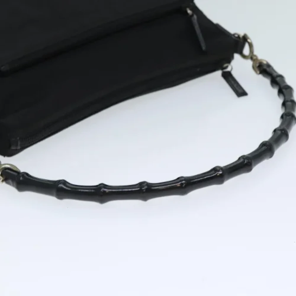 Gucci Vintage Pre-owned Fabric gucci-bags Black Dames