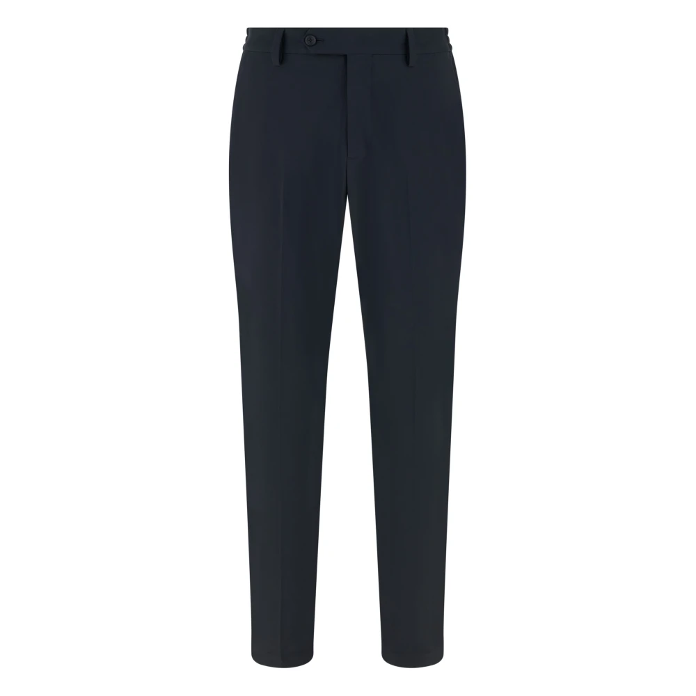 Boggi Milano Mannelijk Blauw Broeken Heren, W38, Polyester, B Tech B Technical Fabric Broeken