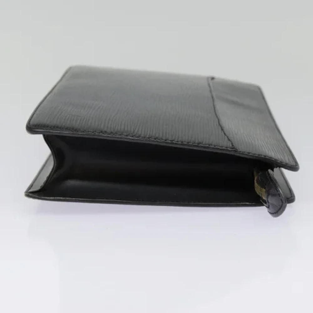 Louis Vuitton Vintage Pre-owned Leather clutches Black Dames
